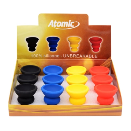 TOP POUR NARGUILE EN SILICONE 4 COLORIS ASSORTIS 12/240