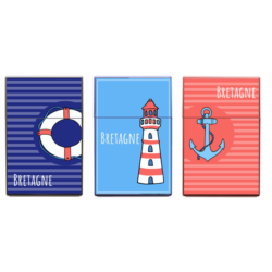 Porte paquet 20 cigarettes décors Bretagne 12/240