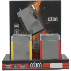 BRIQUET COLTON BI-FLAMME MIROIR 13/260*