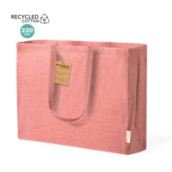 Sac shopping coton recyclé 220gr/m2 50x36x12 cm 1/50