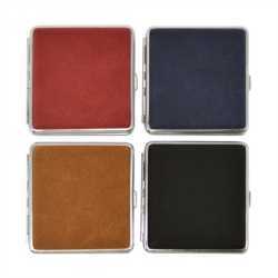 Etui pour 18 cigarettes en métal décors Alcantara 6/120