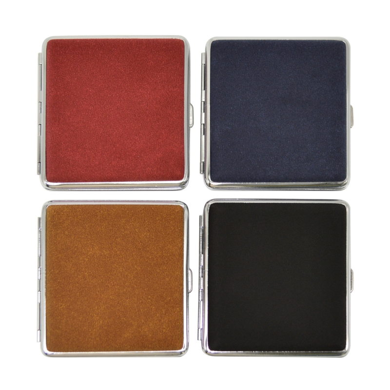 Etui pour 18 cigarettes en métal décors Alcantara 6/120