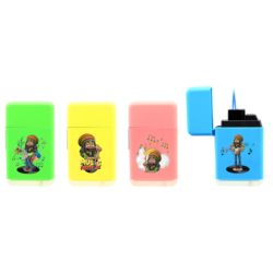 Briquet Atomic jet flamme new Scuba néon Rasta 20/400