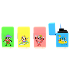 Briquet Atomic jet flamme new Scuba néon Légumes 20/400