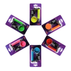 PRESENTOIR SET PIPE + BROYEUR NEON 6 COLORIS ASSORTIS 24/240