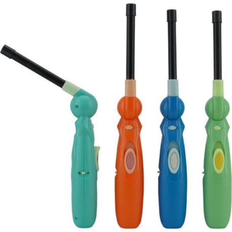 BRIQUET ALLUME TOUT A GAZ TETE ROTATIVE 4 COULEURS 12/144*