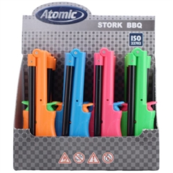 BRIQUET ATOMIC ALLUME TOUT A GAZ STORK 4 COLORIS ASSORTIS 24/480*