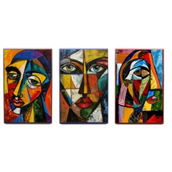 Boite étui paquet 20 cig 85mm plastique décors Picass' 12/240