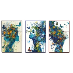 Boite étui paquet 20 cig 85mm plastique décors Nature 12/240