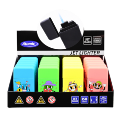 Briquet Atomic jet flamme new Scuba néon Légumes 20/400