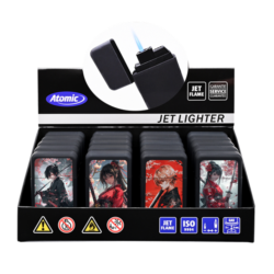 Briquet Atomic jet flamme new Scuba noir Animés 20/400