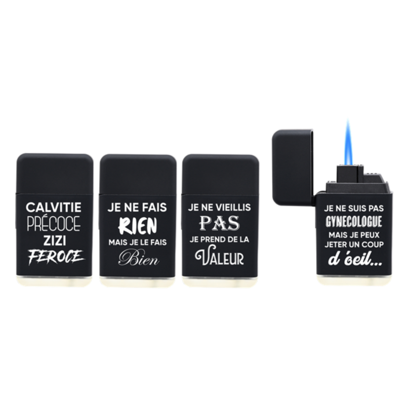 Briquet Atomic jet flamme new Scuba noir Expressions 20/400