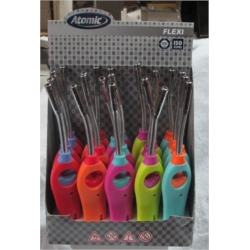 BRIQUET ALLUME TOUT A GAZ FLEXI 5 COLORIS PASTELS ASSORTIS 20/180*