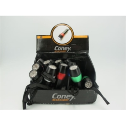 LAMPE 9 LED METAL NOIR 4 COLORIS ASSORTIS 12/120*