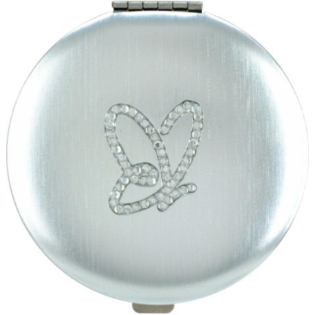 MIROIR ROND AVEC STRASS 12/240*