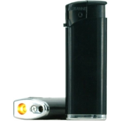 BRIQUET GIANNI BABY NOIR AVEC LAMPE LED 50/1000*