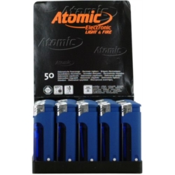 BRIQUET ATOMIC ELECTRONIQUE AVEC LAMPE LED BLEU MAT 50/1000