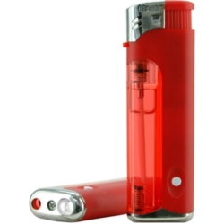 BRIQUET ATOMIC ELECTRONIQUE AVEC LAMPE LED ROUGE MAT 50/1000