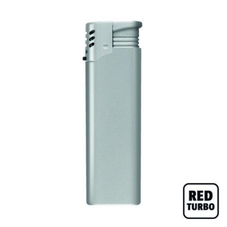 BRIQUET ATOMIC TURBO PLASTIQUE COLORIS ARGENTE 50/100