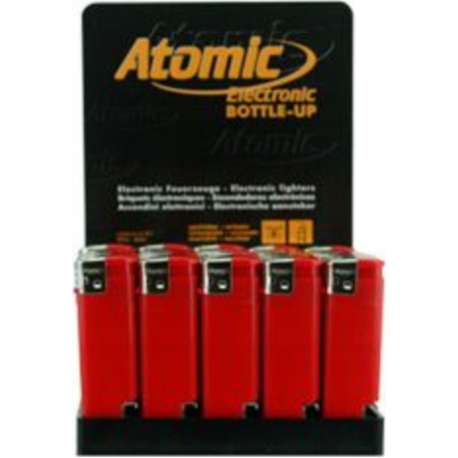 BRIQUET ATOMIC ELECTRONIQUE OUVRE BOUTEILLE ROUGE 50/1000*