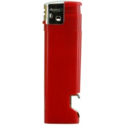 BRIQUET ATOMIC ELECTRONIQUE OUVRE BOUTEILLE ROUGE 50/1000*