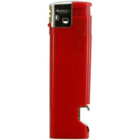 BRIQUET ATOMIC ELECTRONIQUE OUVRE BOUTEILLE ROUGE 50/1000*