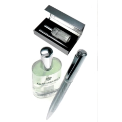 COFFRET VAPORISATEUR PARFUM HOMME & STYLO BILLE GALIMARD