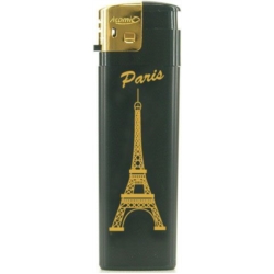 BRIQUET ATOMIC NOIR/DORE MAXI MARQUAGE PARIS 50/1000