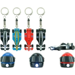 PORTE CLEFS "FORMULE 1" 2 MODELES 3 COLORIS ASSORTIS 24/240*