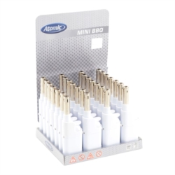 BRIQUET ATOMIC MINI ALLUME TOUT A GAZ COLORIS BLANC MAT 28/560