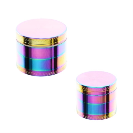 BROYEUR A TABAC METAL 4 PARTIES 40MM+50MM RAINBOW 6/120