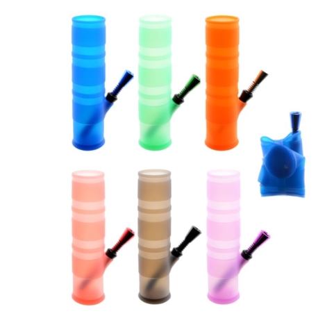 PIPE A EAU EN SILICONE PLIABLE 20 CM EN ASSORTIS 12/144