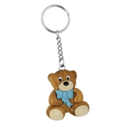 PORTE CLES MINI EN BOIS NOUNOURS 90X35X15 MM