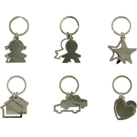 PORTE CLEFS METAL ASSORTIS DESIGN FAMILY ASSORTIS 36/360*