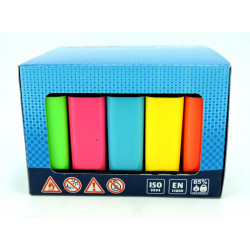 BRIQUET ATOMIC PIERRE JETABLE 5 COLORIS NEONS ASSORTIS 50/1000