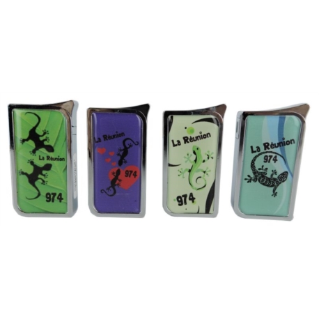 BRIQUET COLTON DOMING LA REUNION GECKO 4 MOTIFS