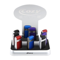 BRIQUET COZY JET FLAMME LOTUS 4 COLORIS ASSORTIS 9/108