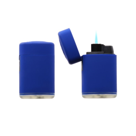 BRIQUET ATOMIC EXCLUSIVE JET FLAMME RUBBER BLEU 25/500