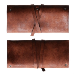 POCHETTE POUR PIPE MULTIFONCTION EN PVC MARRON 5/50
