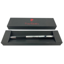 Stylo plume Pierre Cardin Kingstown chromé guilloché