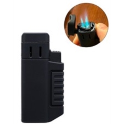 Briquet Atomic Triple jet flamme rubber noir 12/288