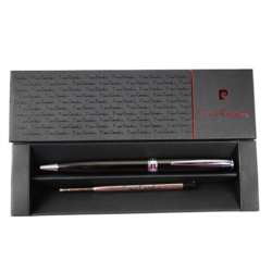 Stylo bille Pierre Cardin Sofia gun/chromé