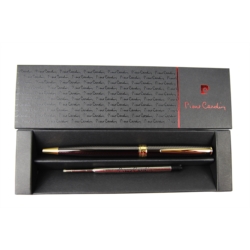 Stylo bille Pierre Cardin Sofia gun/doré