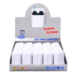 Briquet Atomic Jet Pod jet flamme blanc 25/500