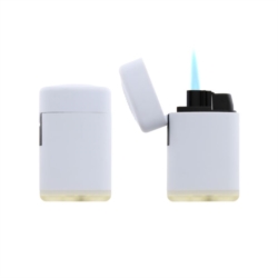 BRIQUET ATOMIC EXCLUSIVE JET FLAMME RUBBER BLANC 25/500