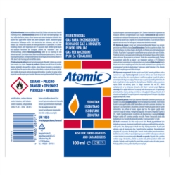 Recharge métal gaz pour briquet 100ml 12/96