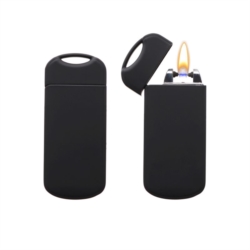 BRIQUET COZY ELECTRONIQUE DUO SPARK NOIR GOMME CABLE USB 5/60