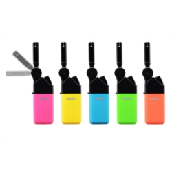 Briquet mini allume tout à gaz piézo knick néons assortis 20/600