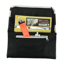 Blague à tabac XL façon cuir décors Black and white 12/240