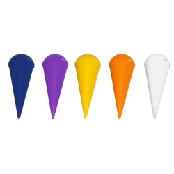 Cendrier de plage forme de cône polypropylène 7 coloris...
